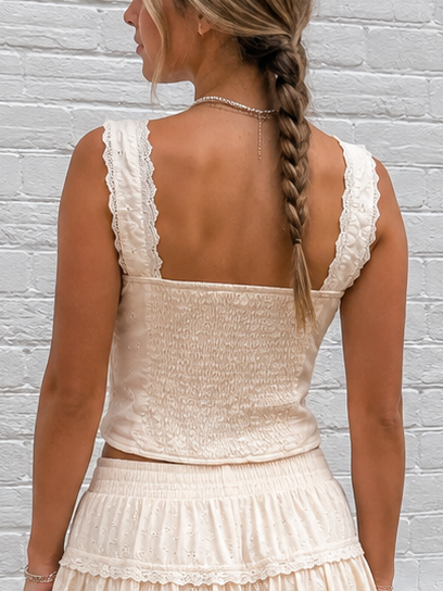 The Wildflower Lace Corset Top