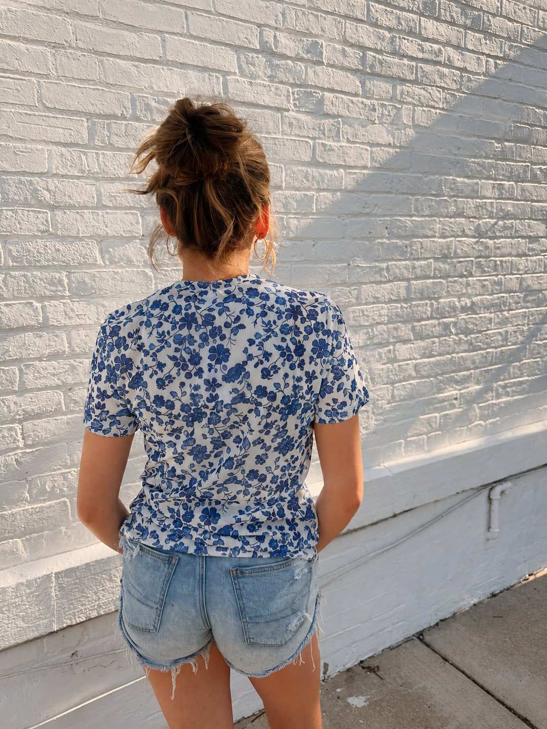 Mesh Floral Top