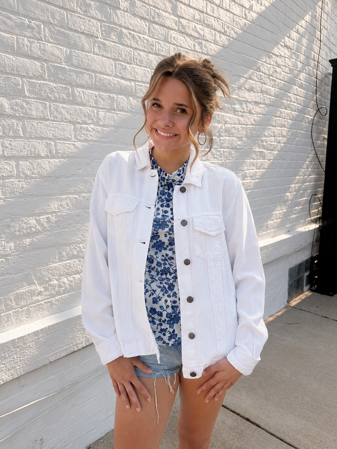 Mesh Floral Top