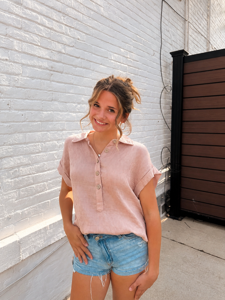 Boho Babe Linen Top