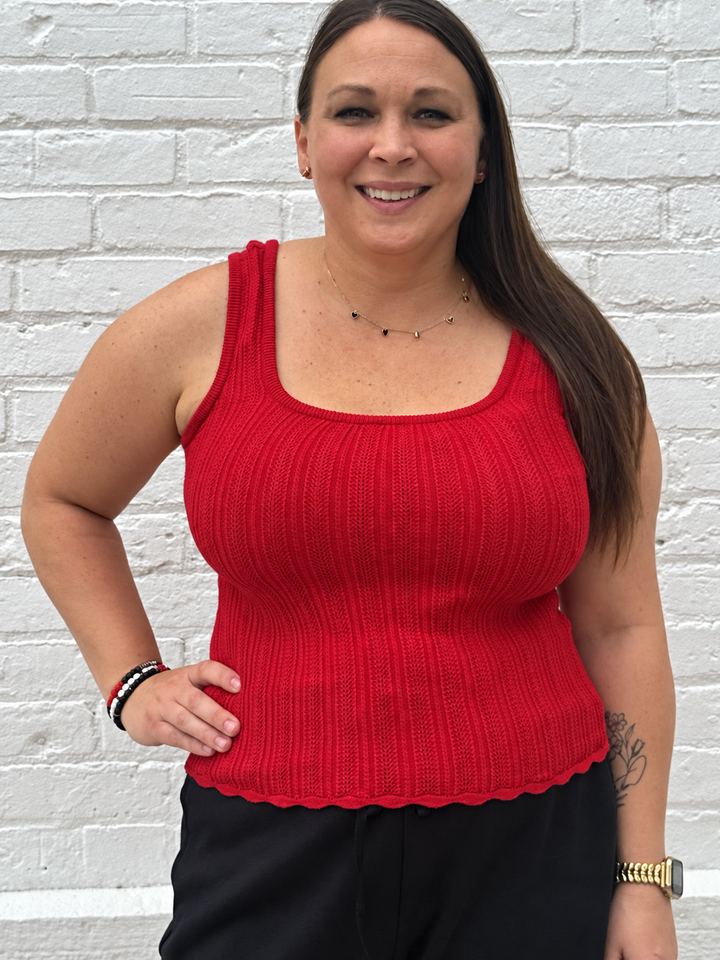 Aster Top in Red