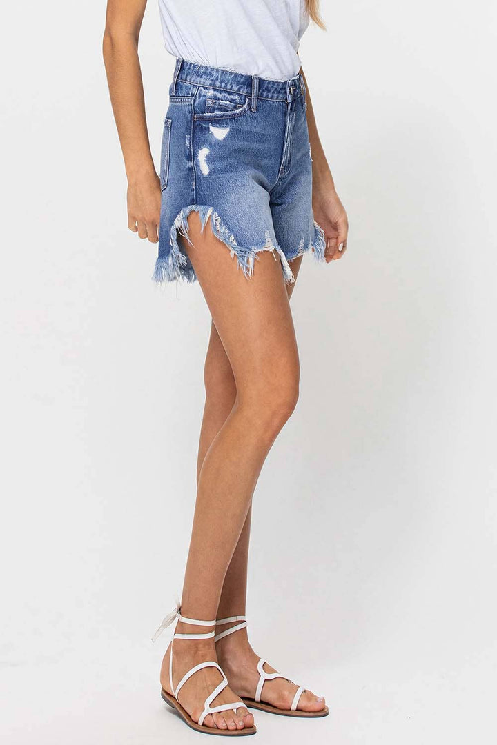 Vervet Frayed Denim Shorts