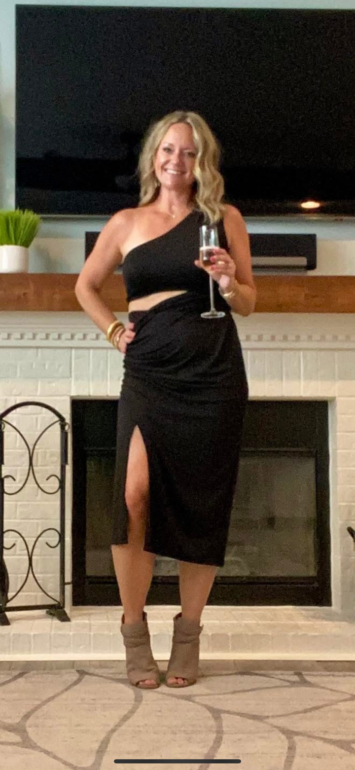 Summer One Shoulder Dress - XL only