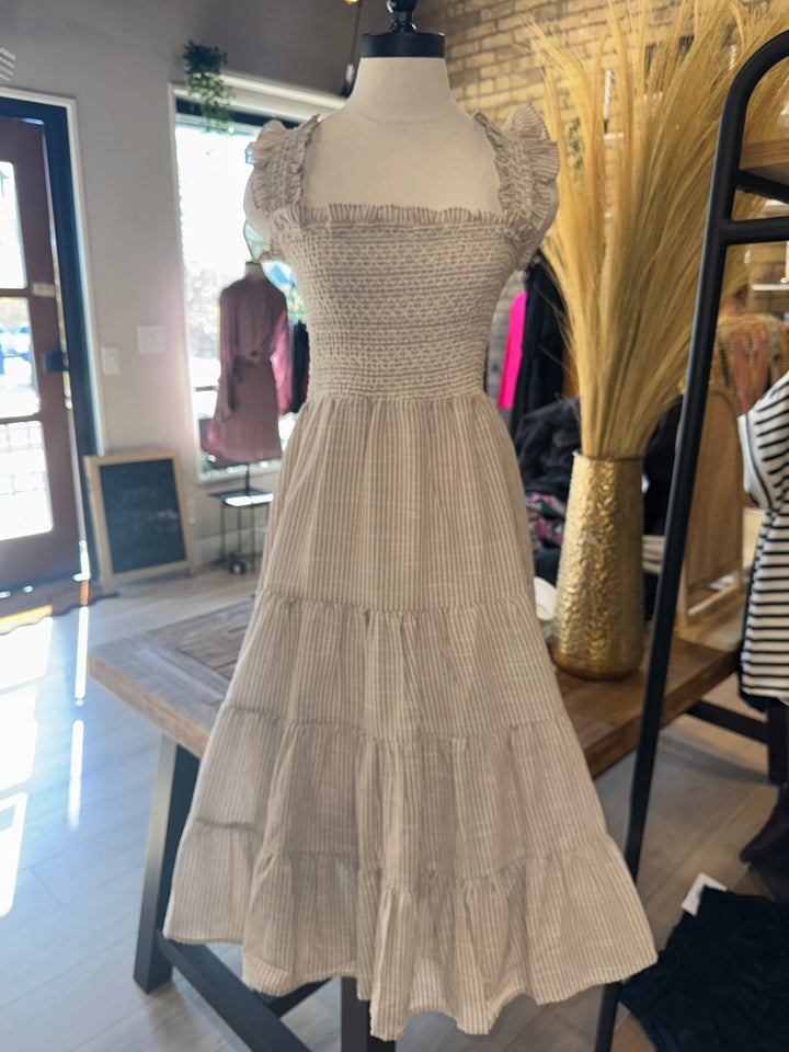 Maple Muse Smocked Dress