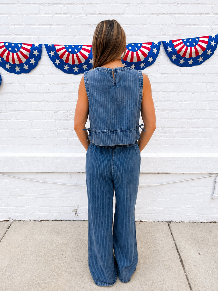 Fireworks + Flirtin Wide Leg Denim