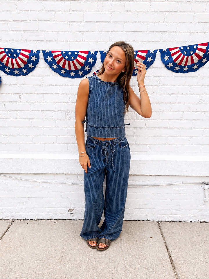 Fireworks + Flirtin Wide Leg Denim
