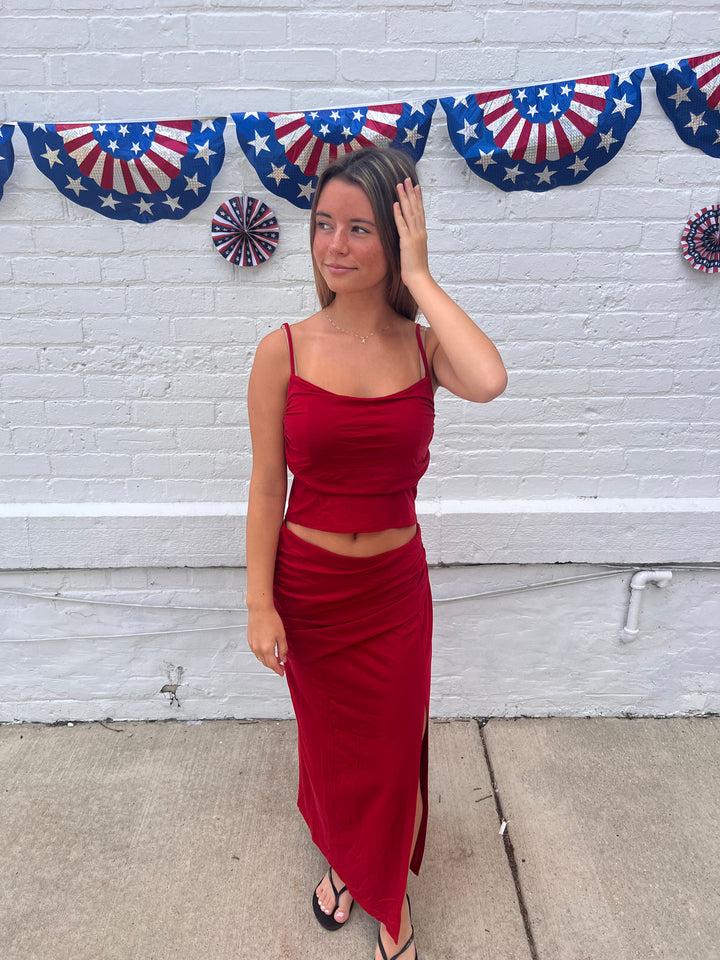 Cherry Bomb Cropped Cami