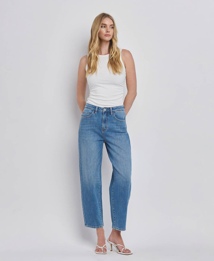 Vervet Kate Barrel Denim